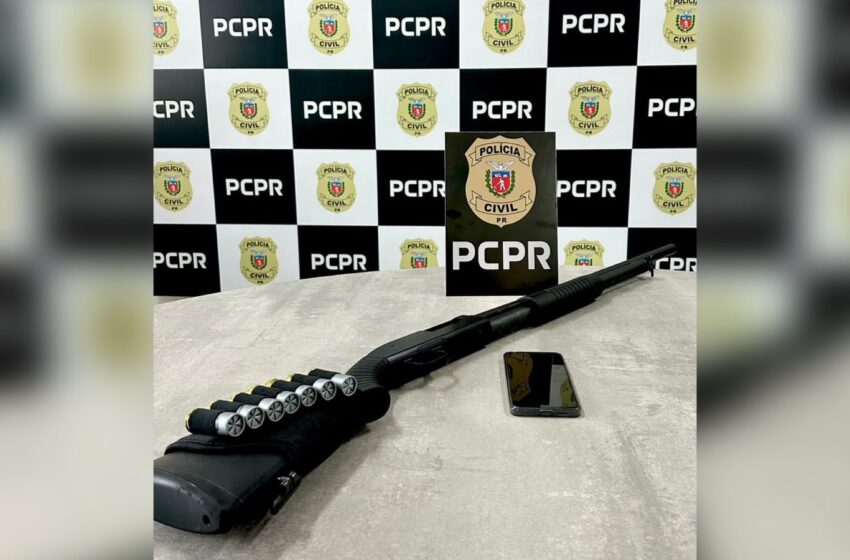 Polícia Civil recupera celular de vítima e apreende arma de fogo