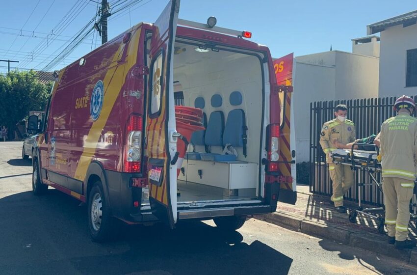 Homem fica ferido após cair de escada no bairro Cango BeltrãoAgora