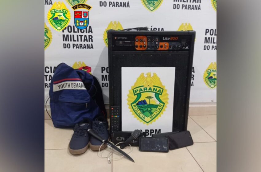  Homem é preso com produtos furtados após agredir e ameaçar de morte a companheira