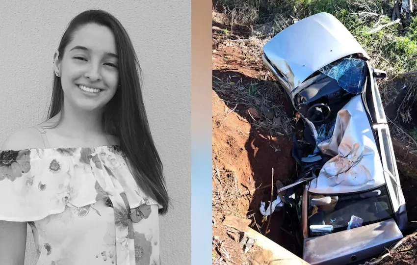  Jovem de 20 anos morre após carro colidir contra árvore às margens da PR 484