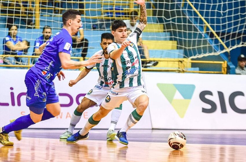  Marreco perde por 3 a 0 para o Foz Cataratas em partida pela Série Ouro do Paranaense de Futsal