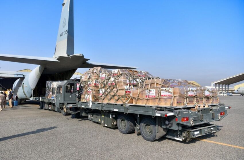  Alimentos doados pelo MST seguem para Faixa de Gaza em avião da Força Aérea Brasileira