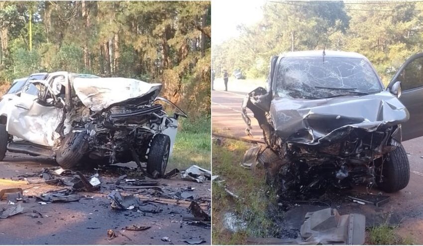  Colisão frontal entre dois veículos deixa mãe e filha de 8 anos mortas