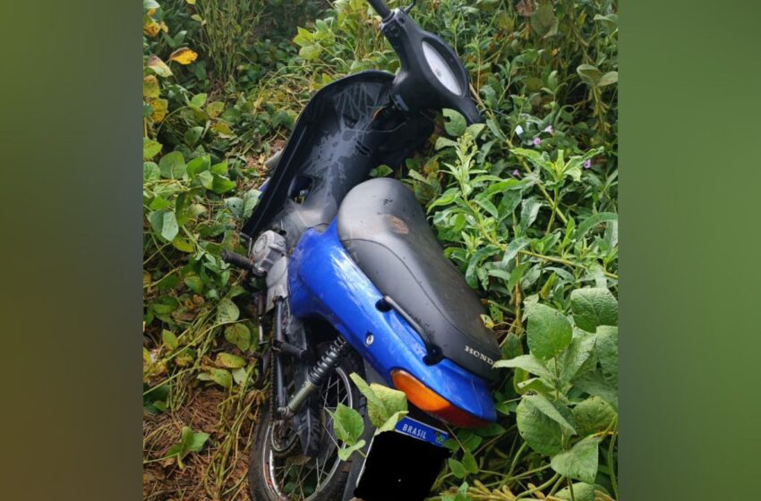  Polícia Militar localiza motocicleta que havia sido furtada