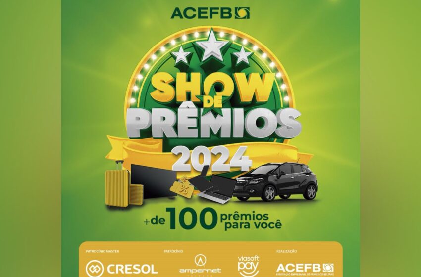  No Calçadão, sorteio de brindes da campanha “Show de Prêmios Acefb”