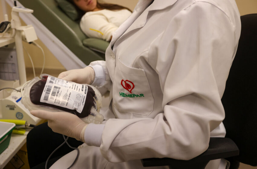  Baixas temperaturas e queda de estoque: Hemepar pede doações de sangue em todo o Paraná