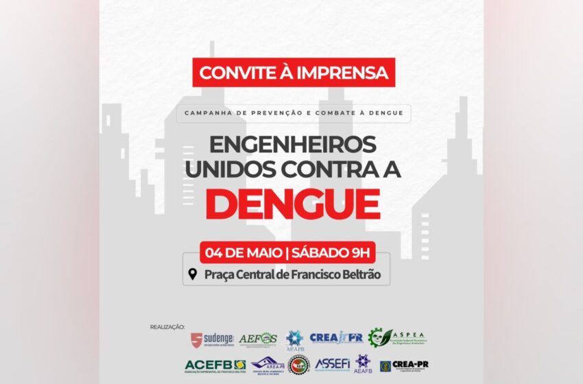  Chuva adia evento sobre a dengue em Beltrão e região