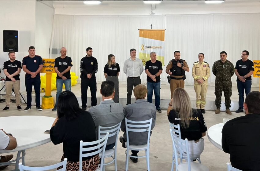 Durante lançamento da campanha Maio Amarelo, Cleber Fontana cobra reforço no efetivo da Polícia Rodoviária