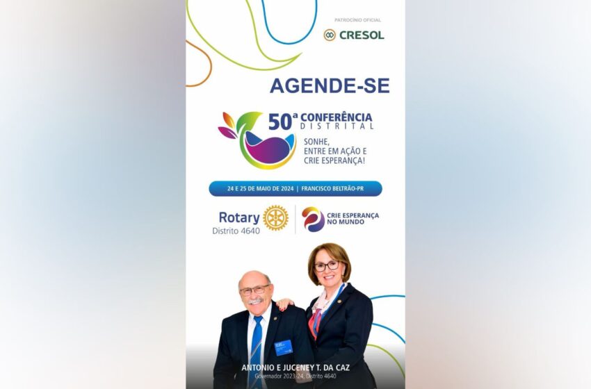  Conferência distrital do Rotary reúne clubes de 59 municípios em Francisco Beltrão