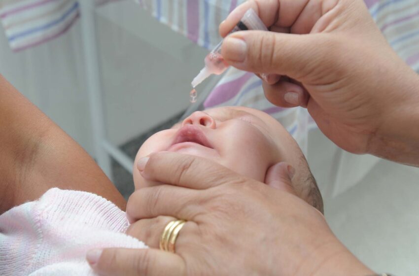  Campanha Nacional de Vacinação contra a Paralisia Infantil começa nesta segunda-feira (27)