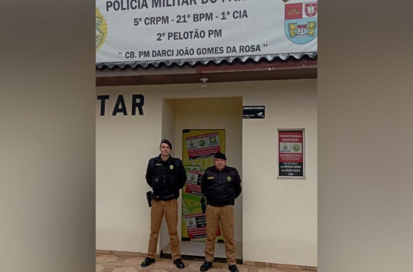  Sargento Mello Santos assume Comando do 2° Pelotão da Polícia Militar de Marmeleiro