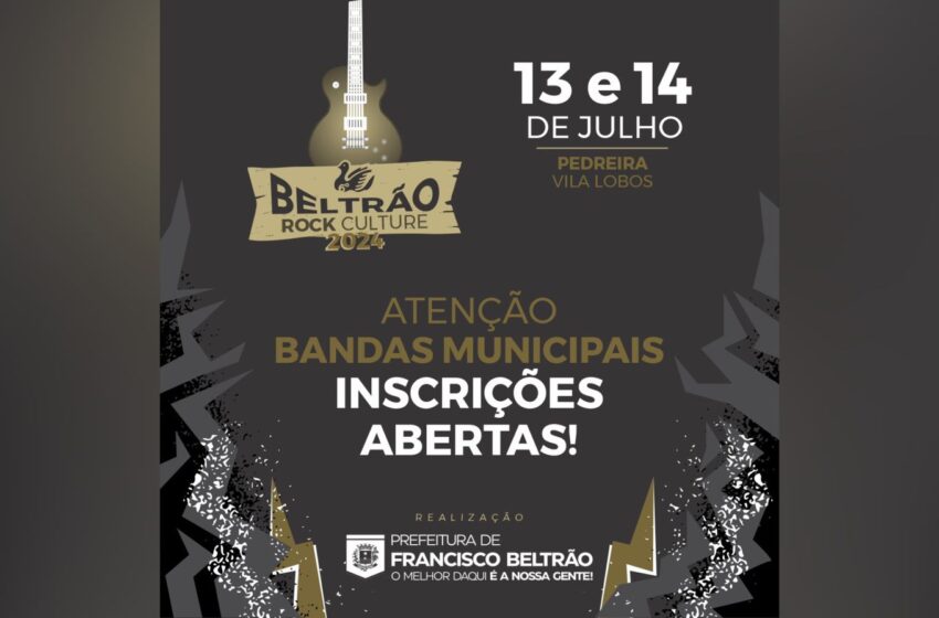  Beltrão Rock Culture seleciona bandas locais