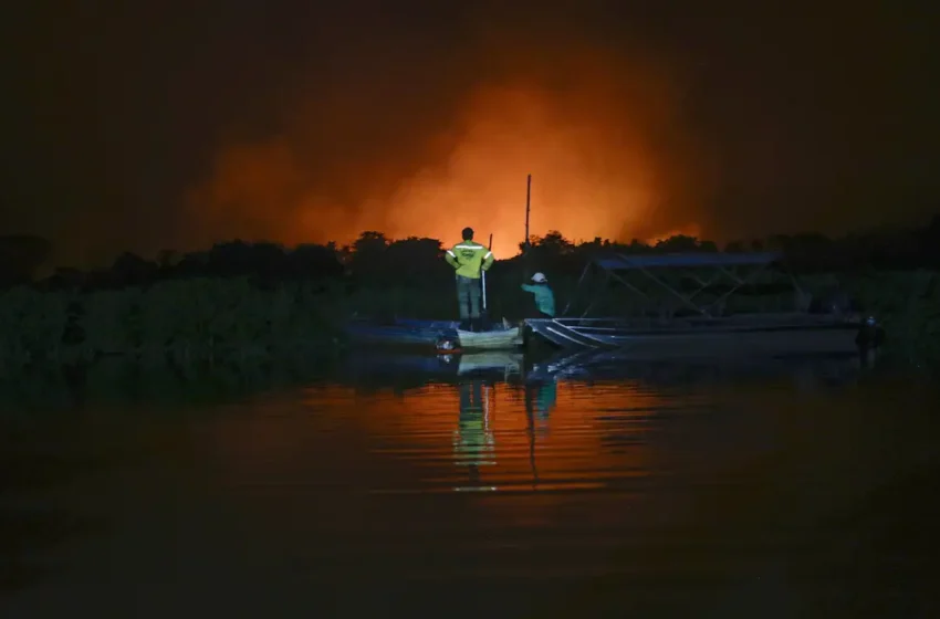  Incêndios no Pantanal: combate conta com reforços nesta quinta-feira