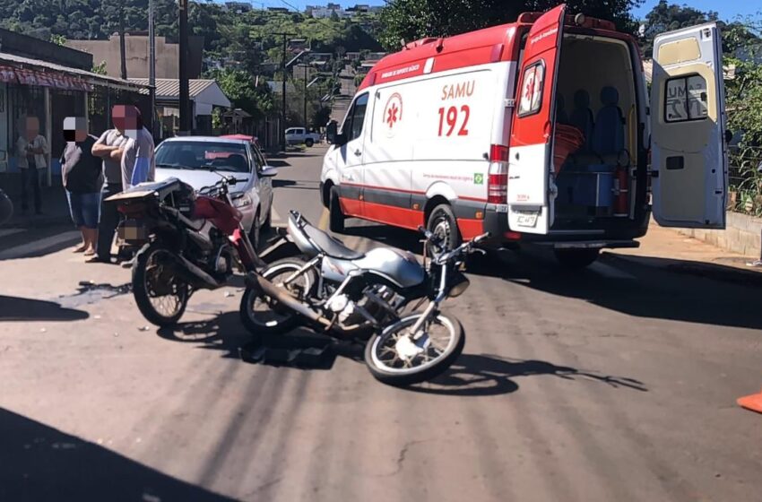  Acidente envolvendo duas motocicletas em Francisco Beltrão deixa dois homens feridos