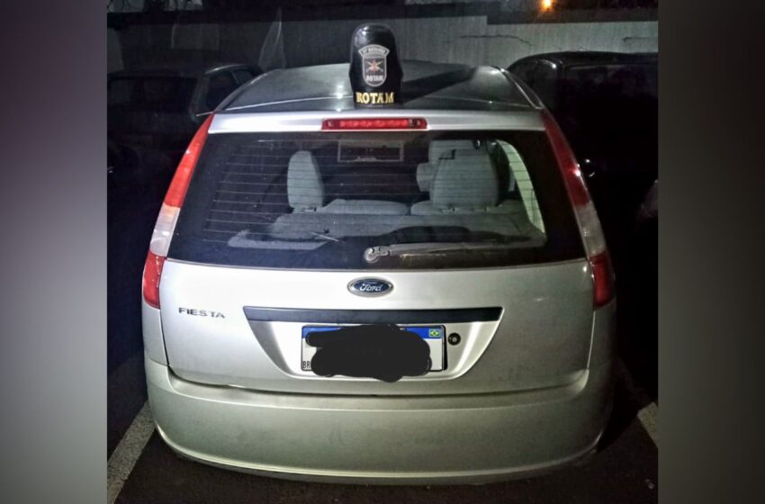  Carro que havia sido furtado é recuperado pela ROTAM em Francisco Beltrão; um homem foi preso