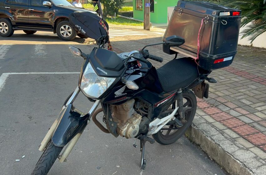  Acidente entre carro e motocicleta é registrado em Francisco Beltrão