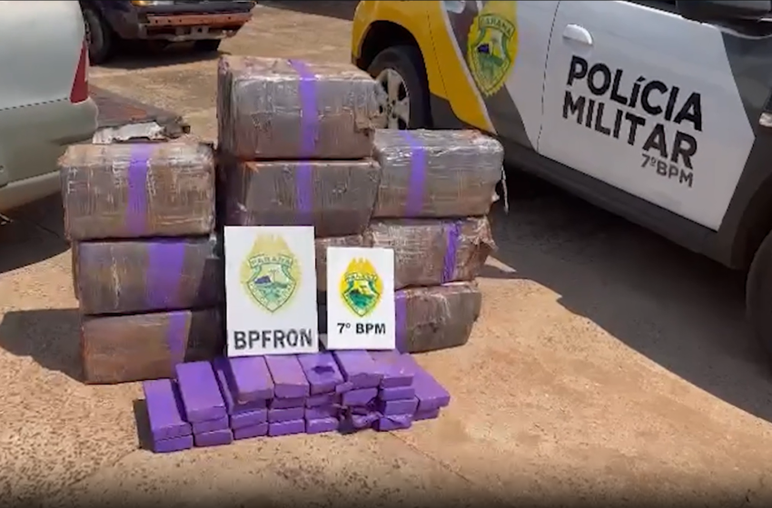  Mais de 200 kg de maconha são apreendidos durante abordagem