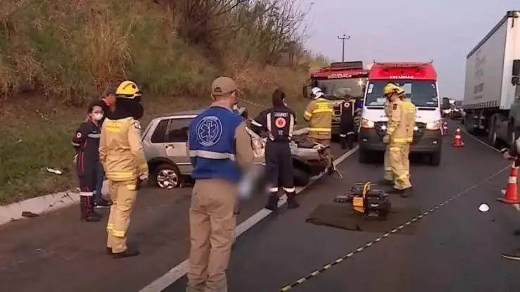  Filho presencia acidente com morte do pai; carro tinha acabado de ser comprado