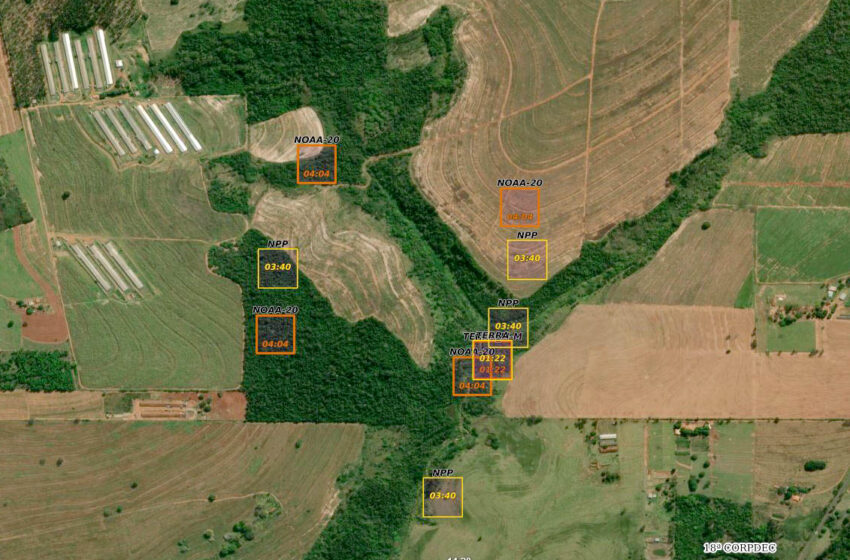  Paraná usa dados gerados por satélites do INPE e da NASA para monitorar e combater incêndios