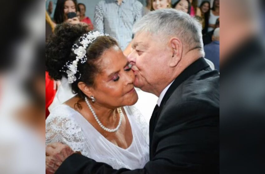  Casal de idosos de 84 e 65 anos que vivem em abrigo se casam no Paraná