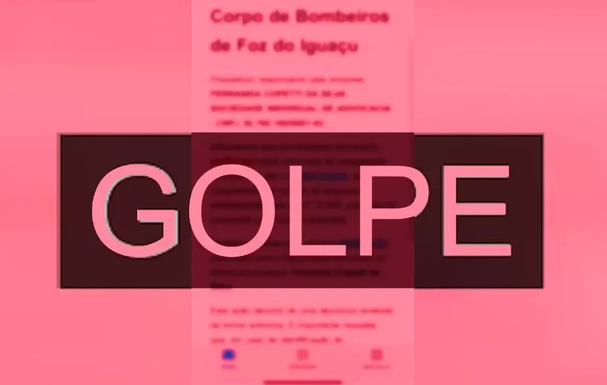  Alerta de Golpe! Criminosos usam nome do Corpo de Bombeiros em e-mails falsos para aplicar golpes