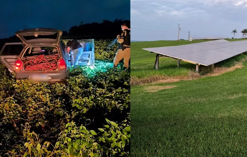  Quadrilha que furtava usinas solares é alvo de operação no Paraná