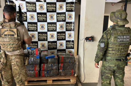 Policia Federal e BPFron prendem duas pessoas transportando 300 kg de maconha