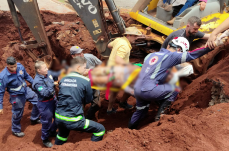 Trabalhador é soterrado durante obras no Paraná