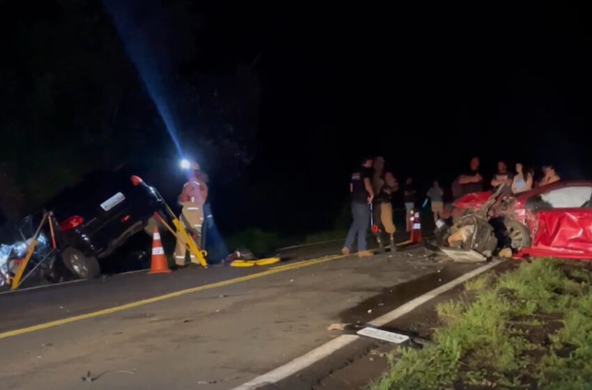  Grave acidente na rodovia PR-180 entre Enéas e Francisco Beltrão envolve três veículos e deixa uma pessoa morta