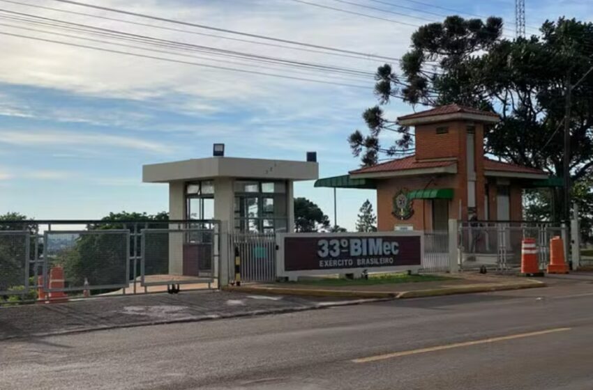  Exército de Cascavel registra furto de nove armas; operações estão em andamento para localizar os itens