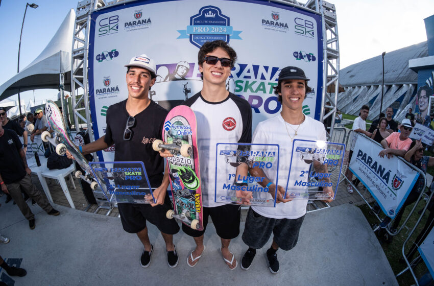  Atleta apoiado pelo Estado do Paraná vence a segunda etapa do circuito brasileiro skate