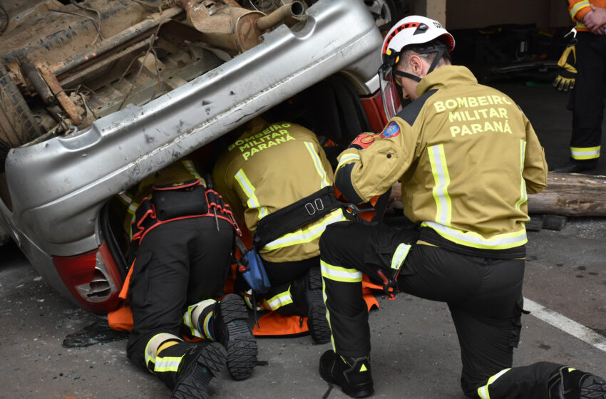  Bombeiros do PR conquistam bons resultados no Mundial de Salvamento Veicular